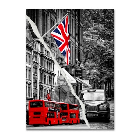 Philippe Hugonnard 'London Bus' Canvas Art,35x47